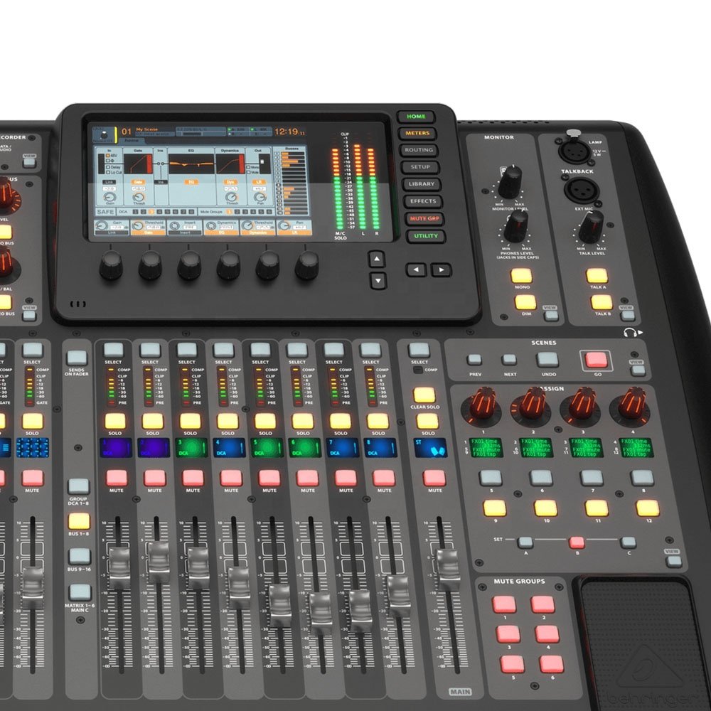 Behringer X32 Audio Console 32 Input Channels 25 Motorized Faders Digital Mixer Stage Audio Sound Equipment