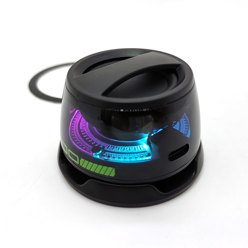 G200 Magnetic Cyber Dual sound effects mini RGB Wireless Magnetic stand speaker Colorful portable cheaper stereo outdoor speaker