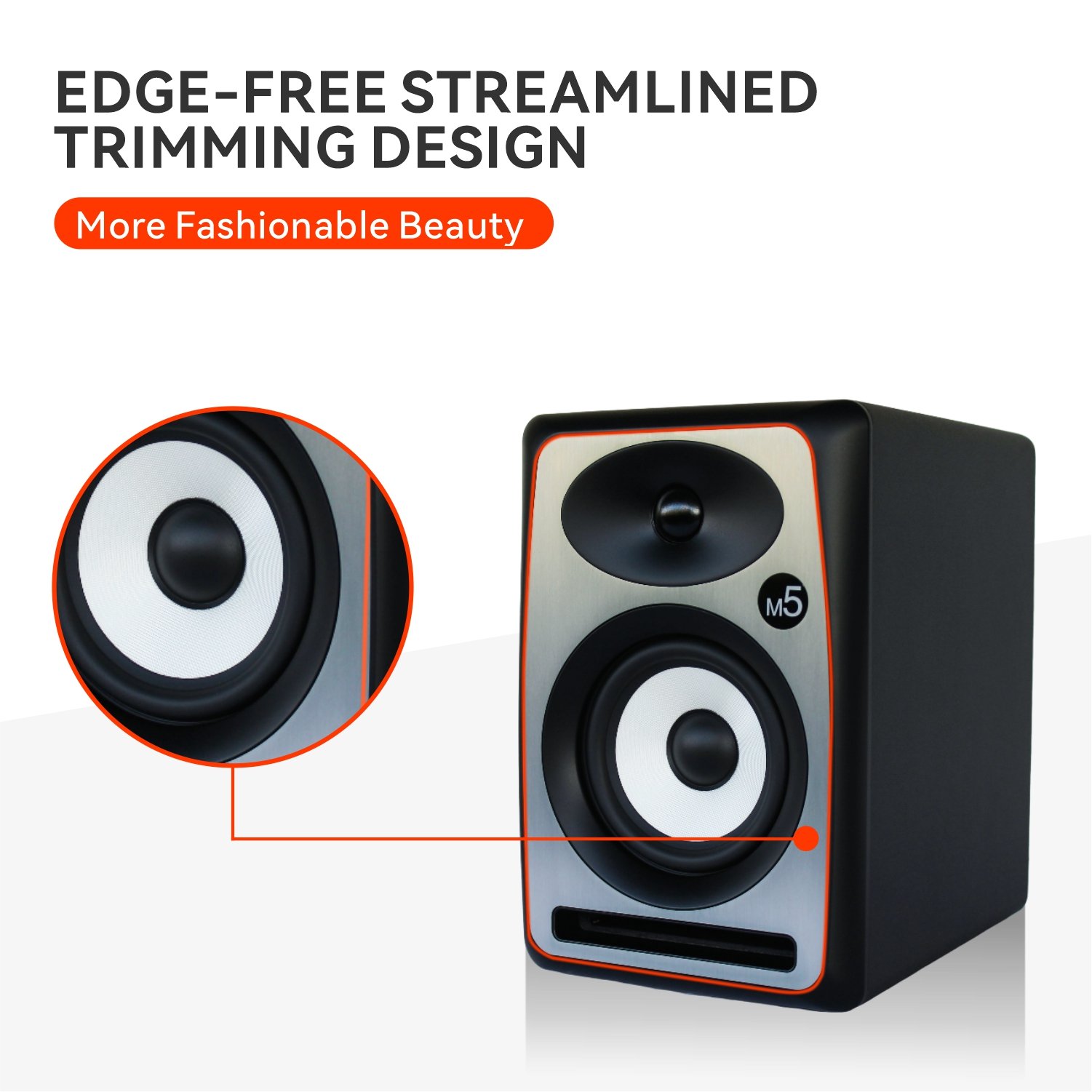 CHORDIO M5 Professional tuning monitor speaker, HIFI professional sound equipment, WIFI dj desktop sound system
