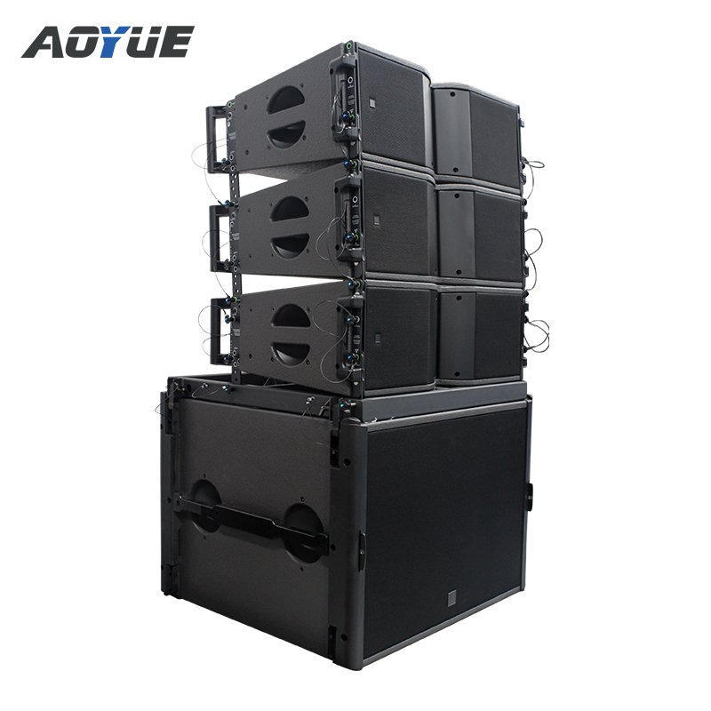 Active 10 inch line array system powered 18" subwoofer speaker sound audio