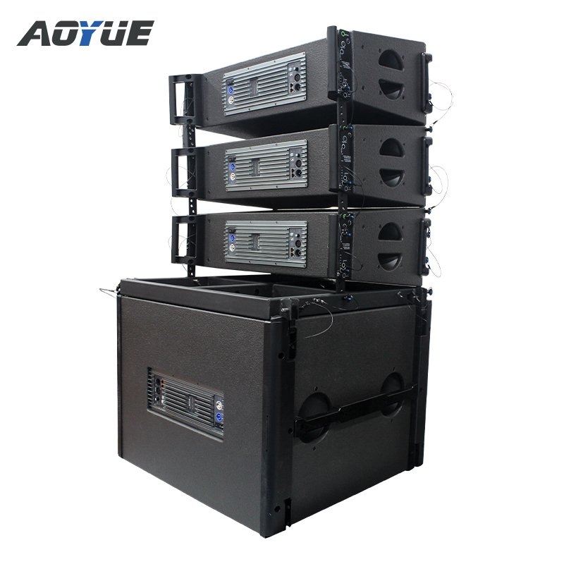 Active 10 inch line array system powered 18" subwoofer speaker sound audio