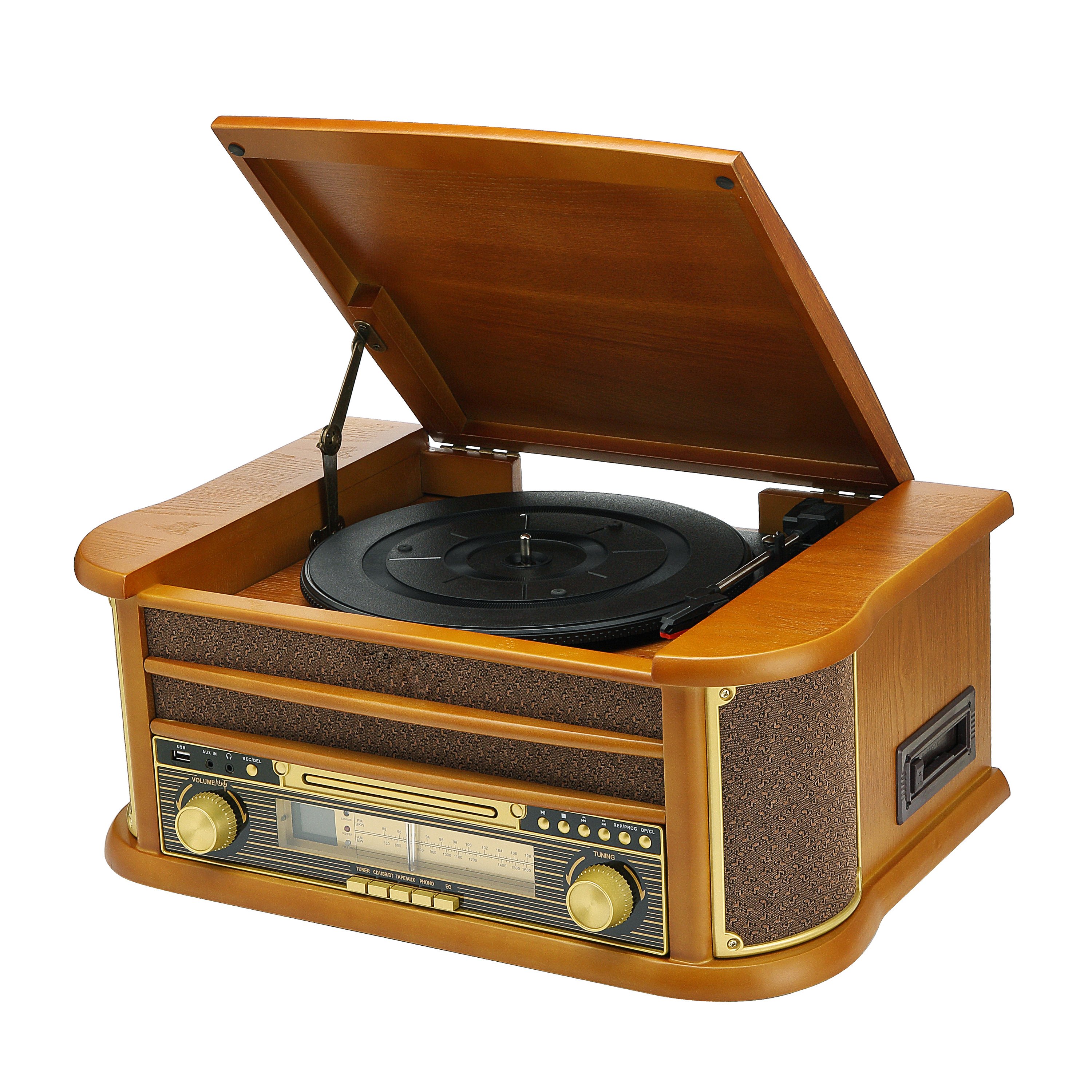 Home Audio Equipment AM FM DAB Radio Vintage Speaker Home Audio Record Player