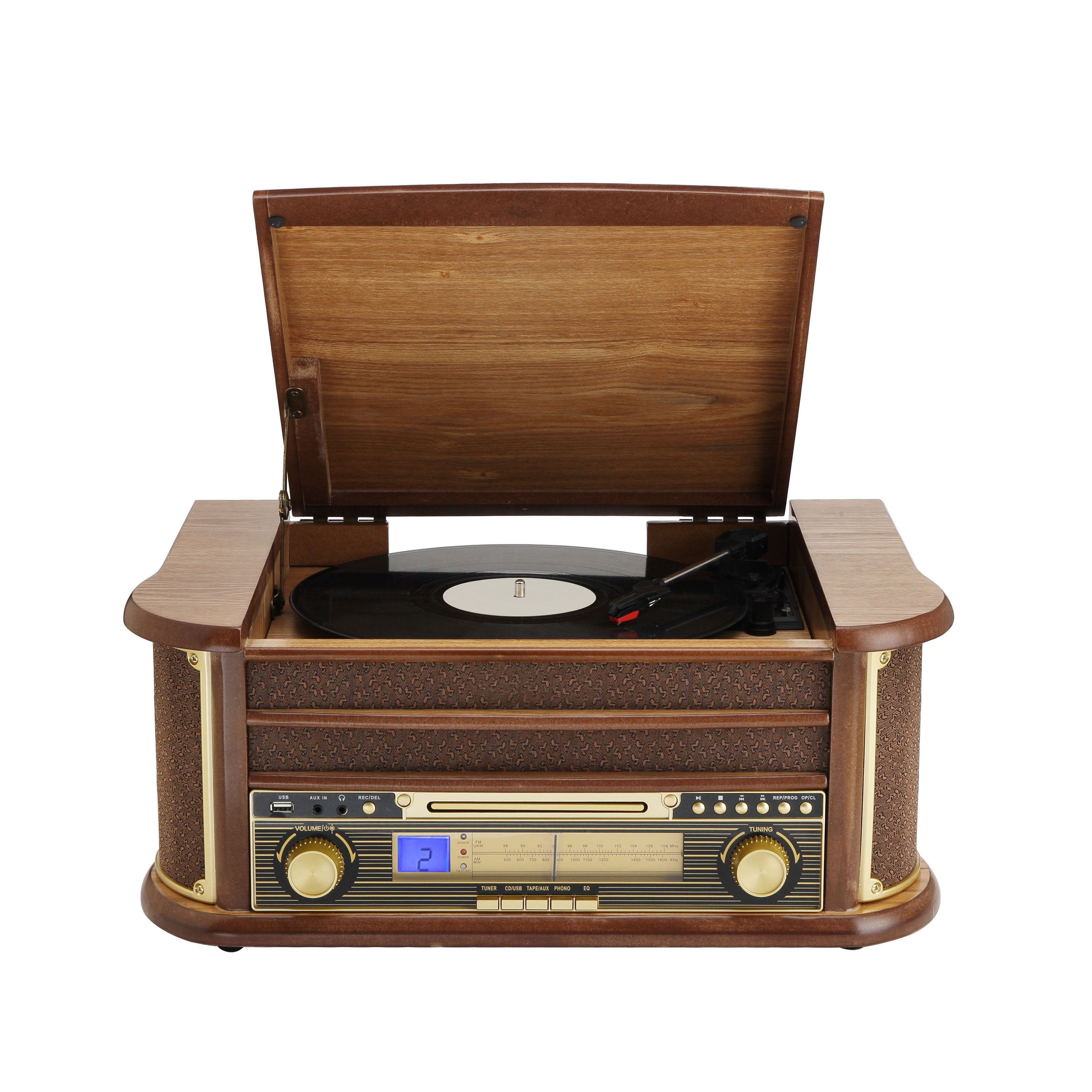 Home Audio Equipment AM FM DAB Radio Vintage Speaker Home Audio Record Player