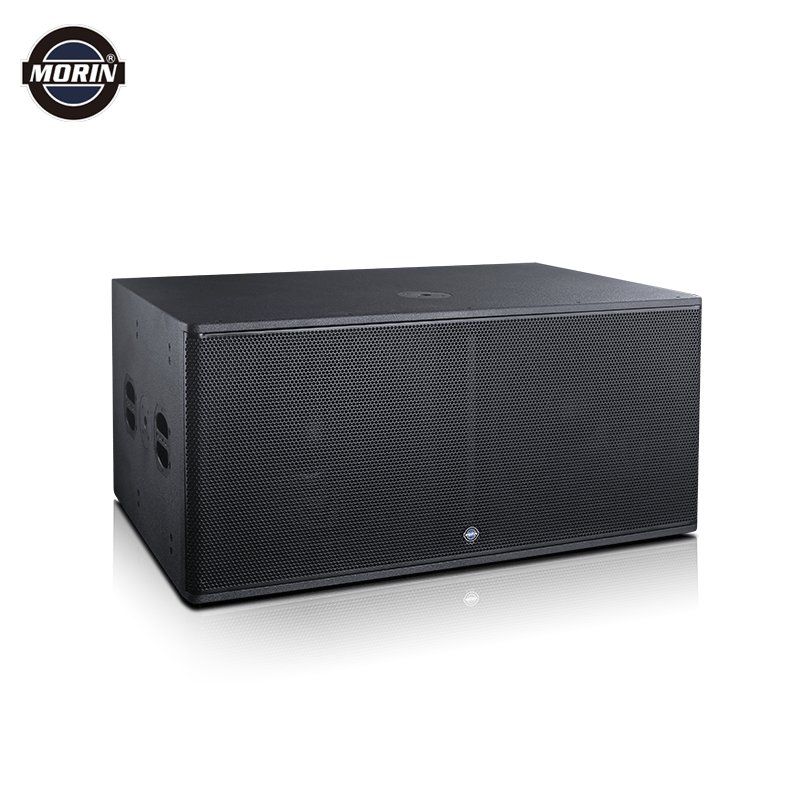 double 18 inch line array active subwoofer/bass built in amplifier