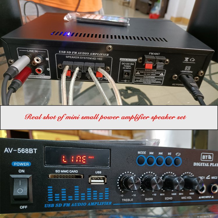 AV-568/MS50 home theatre system complete sound audio for stage performance Wireless Surround Home Theater Living Room K Song Set