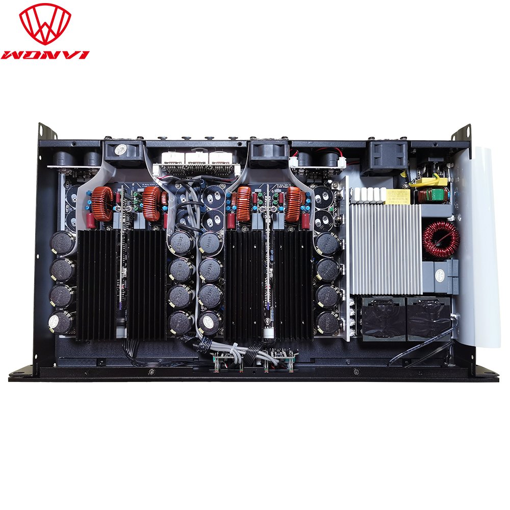 4*650W 4 channel amplifier D6504 hi-fi stereo audio power amplifier