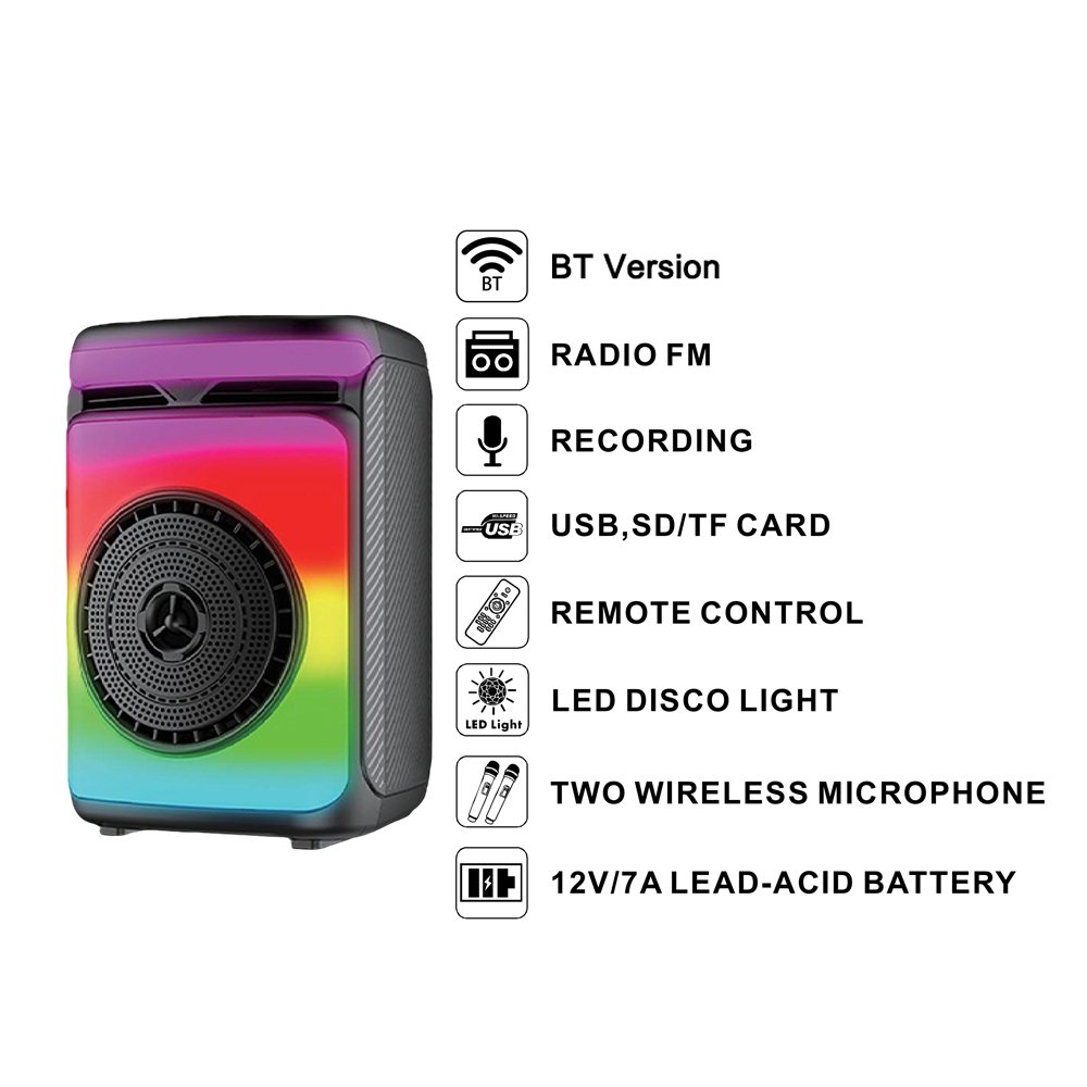 Professional Audio Sound Equipment 6 inch Active Studio Monitor Speaker Portable DJ Performance Speaker