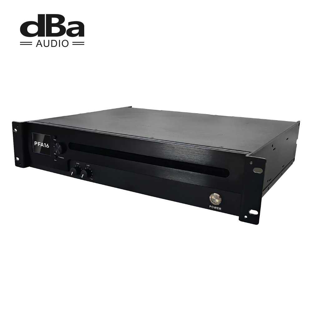 PFA6K 4000W Digital Power Amplifier, Dual 1350W Channels, Bridgeable, Class-D Circuitry, Ideal for Professional Audio Systems