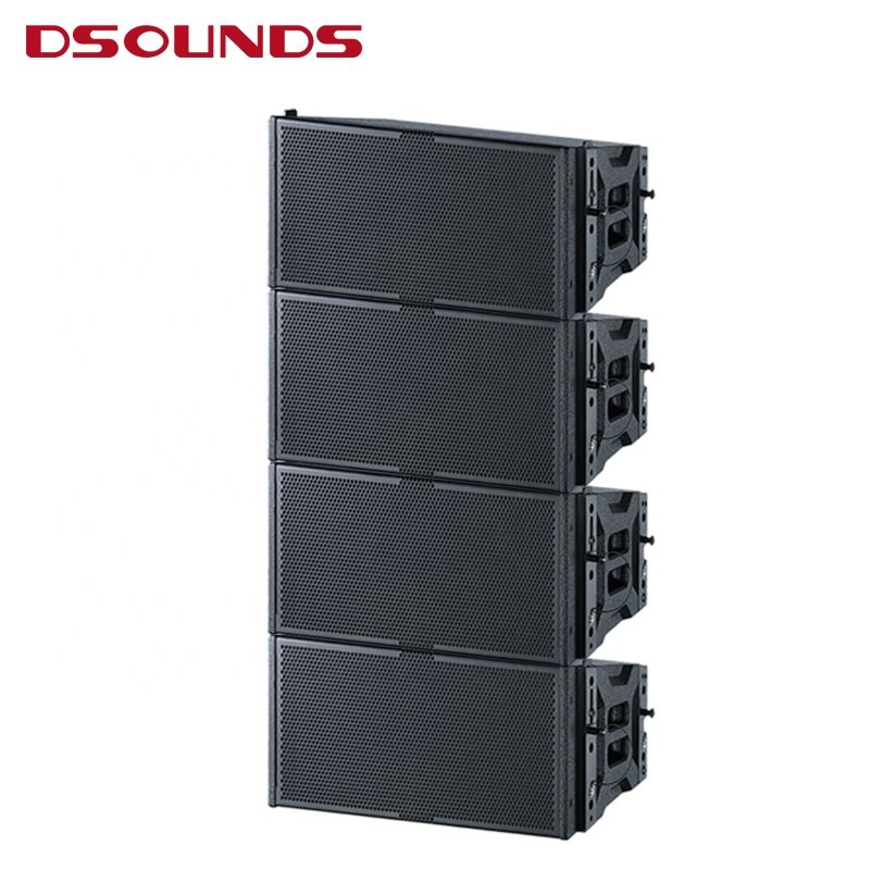 line array speaker of double 10 inch LF driver and dual HF driver with NEO magnet speaker for active digital sound Equipment