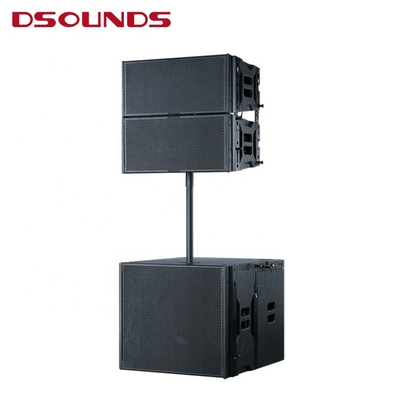 line array speaker of double 10 inch LF driver and dual HF driver with NEO magnet speaker for active digital sound Equipment