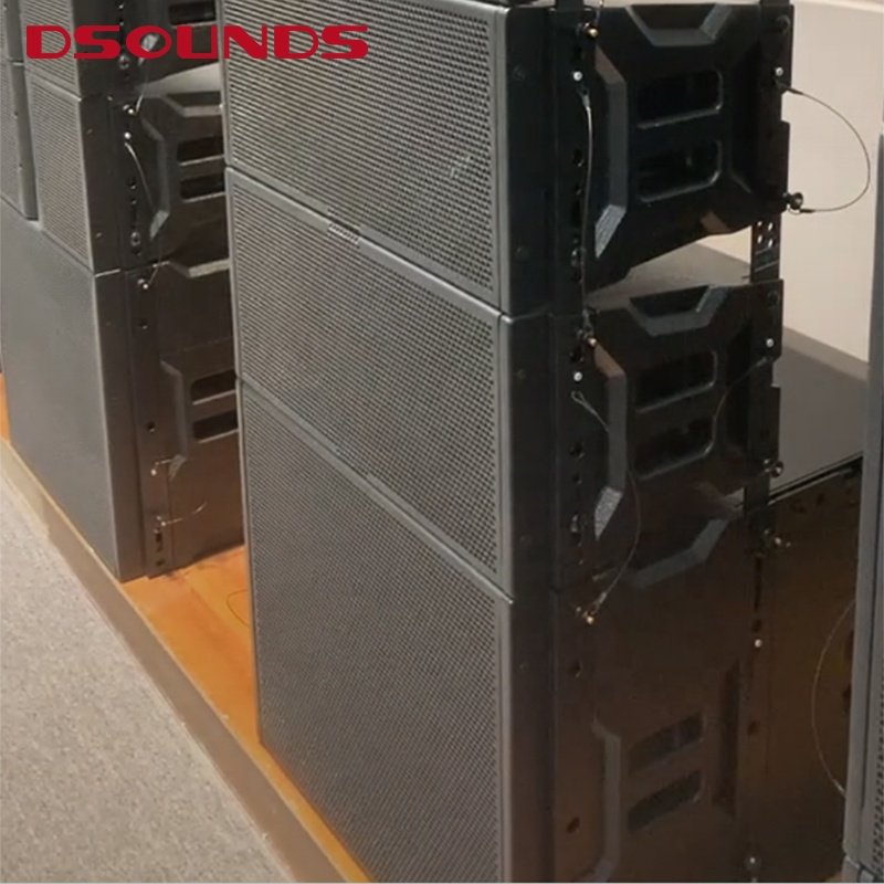 line array speaker of double 10 inch LF driver and dual HF driver with NEO magnet speaker for active digital sound Equipment