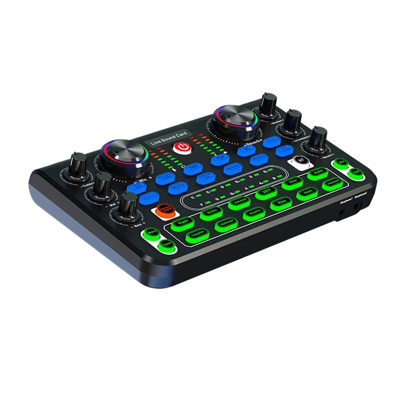 X60L Mini Sound Mixer Portable DJ Card Live Equipment Recording Singing Live Special Equipment