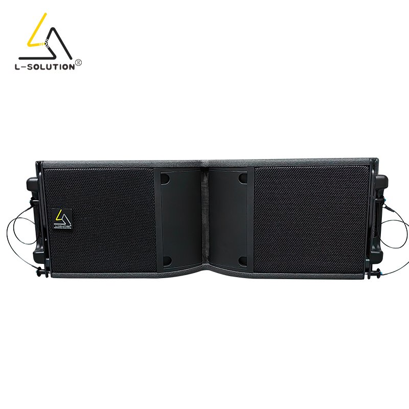 audio sound equipment dual 8 inch line array speakers