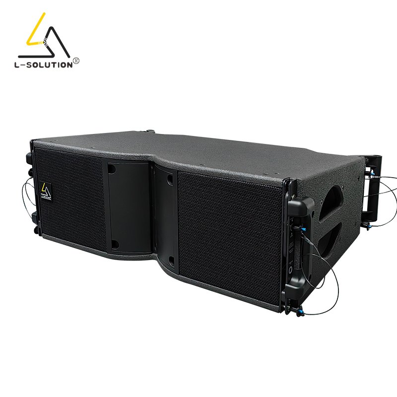audio sound equipment dual 8 inch line array speakers