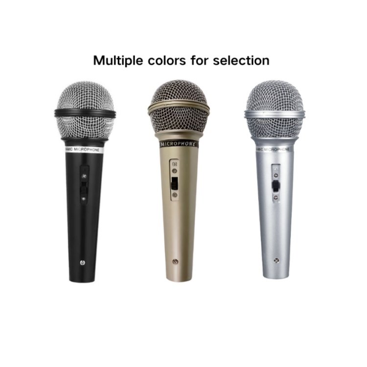 High Quality Portable Wired Microphone for Karaoke KTV Audio Sound Equipment for Stage Performance and DVD Players