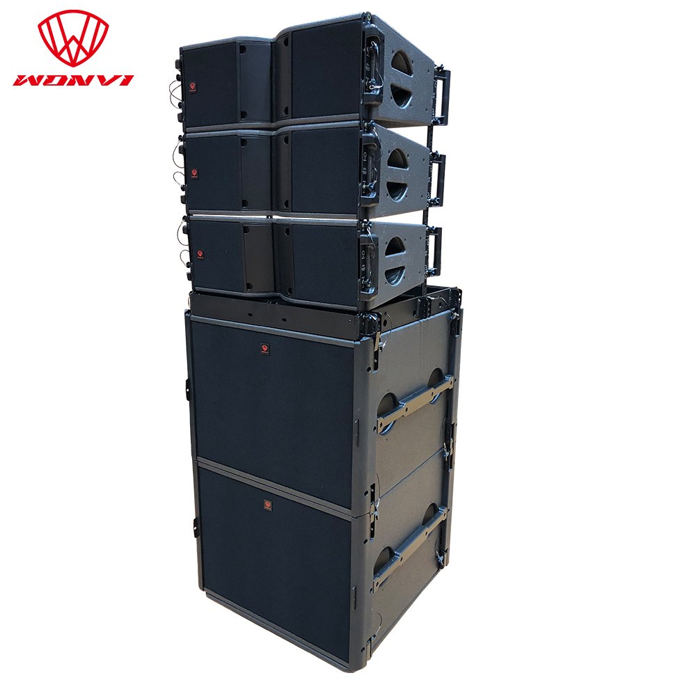 KA208 dual 8inch line array speaker with SUB118 single 18 inch subwoofer professional sound system for stage