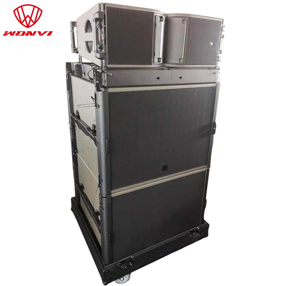 KA208 dual 8inch line array speaker with SUB118 single 18 inch subwoofer professional sound system for stage