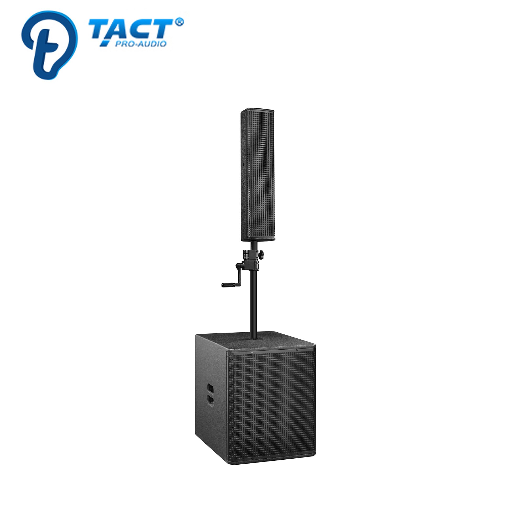 Professional audio sound system 4 inch powered column speaker