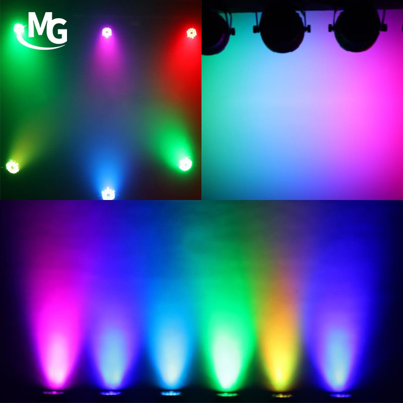 18*18W RGBW 4/5/6in1 LED Par Stage Lighting DMX Wireless Flat LED Par Light for Stage Bar Nightclub Club