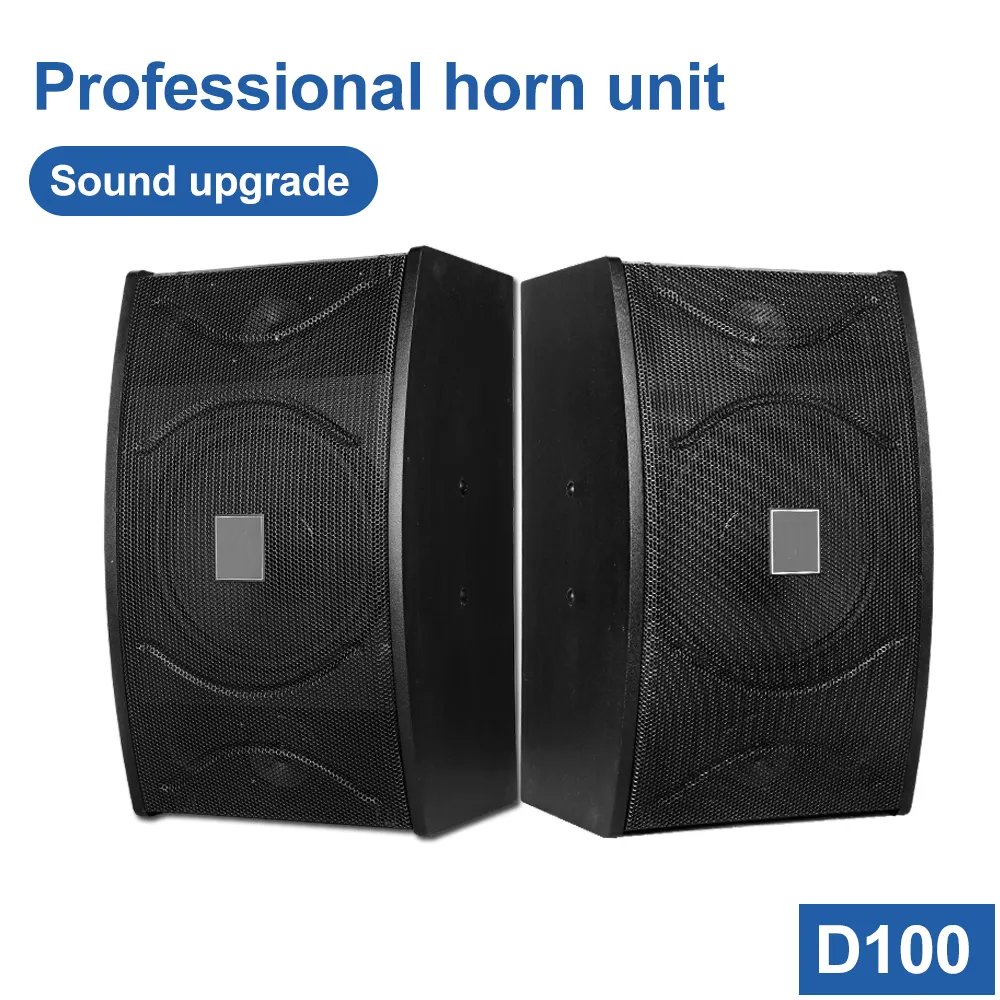D100C Professional 10-inch Speaker Audio System Sound Equipment/10 channels audio mixer /Speakers For Family party conference