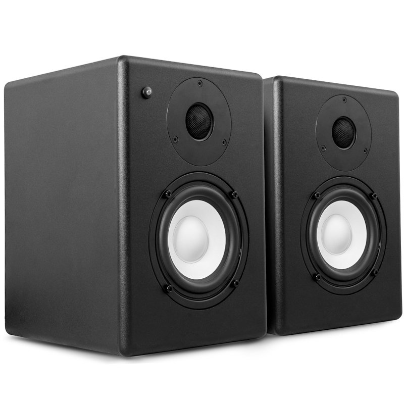 Bi-amplified Smooth Sound Quality Speakers Bookshelf Magnetically Shielded Wooden Cabinet Desktop Computer Monitor Speakers