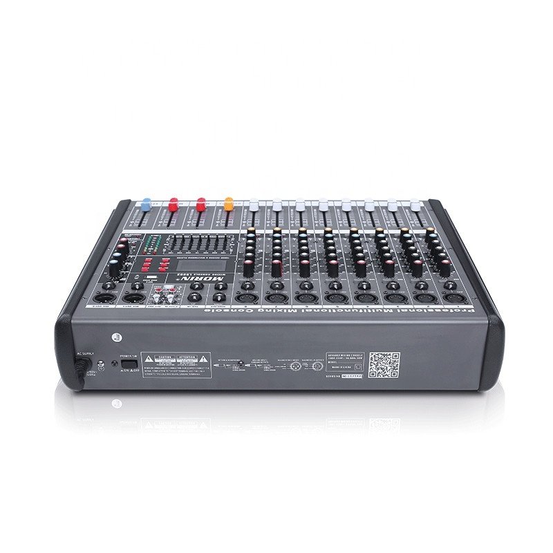 Hot sale professional 8 channels audio mixer studio sound recording system speakers mixers