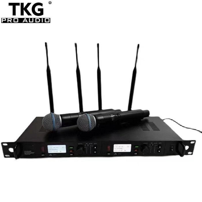 TKG ULXD24D dual channel mic stage Cordless microphone wireless true diversity sound system profesional uhf microphone wireless