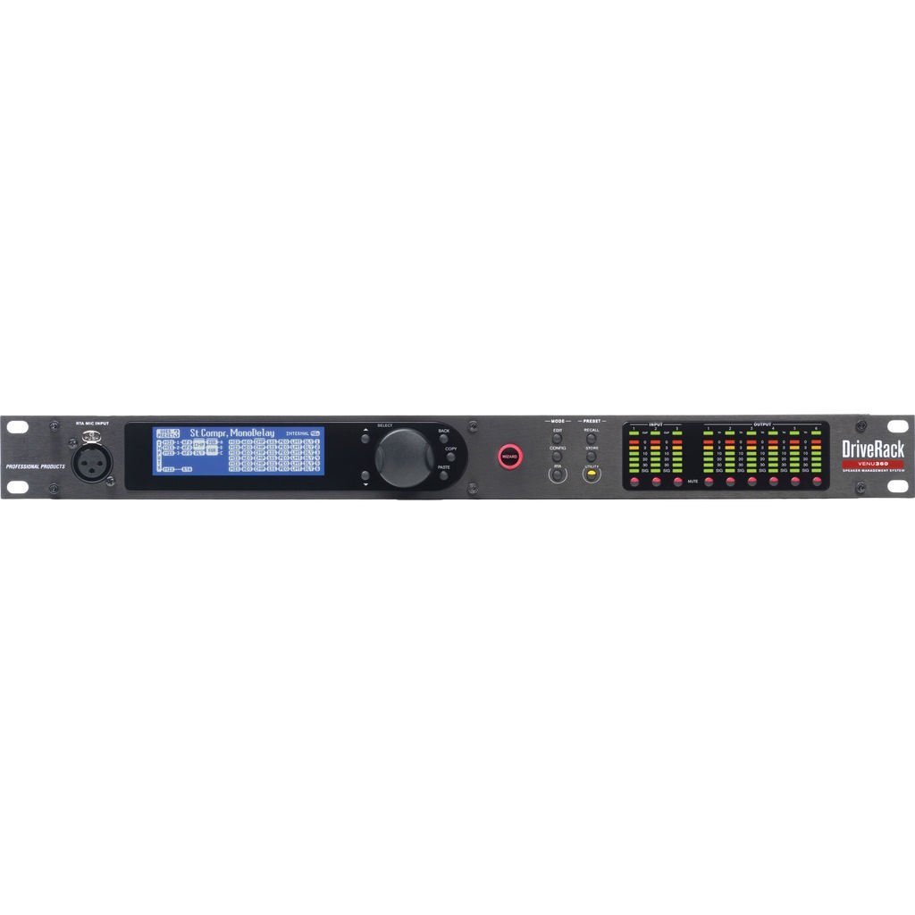 DriveRack 360 VENU digital professional stereo stage equalizer audio processor for professional stage sound equipment