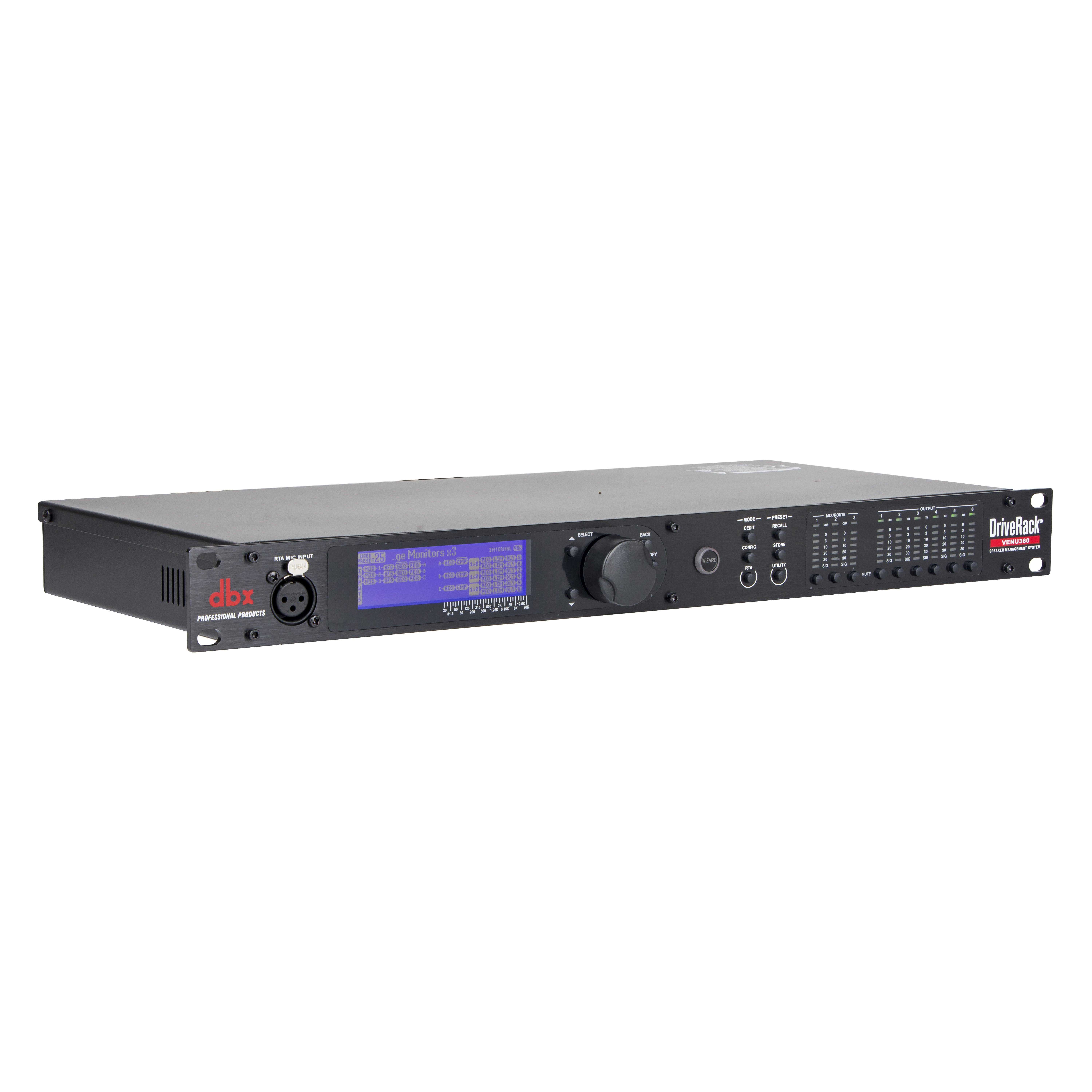 DriveRack 360 VENU digital professional stereo stage equalizer audio processor for professional stage sound equipment