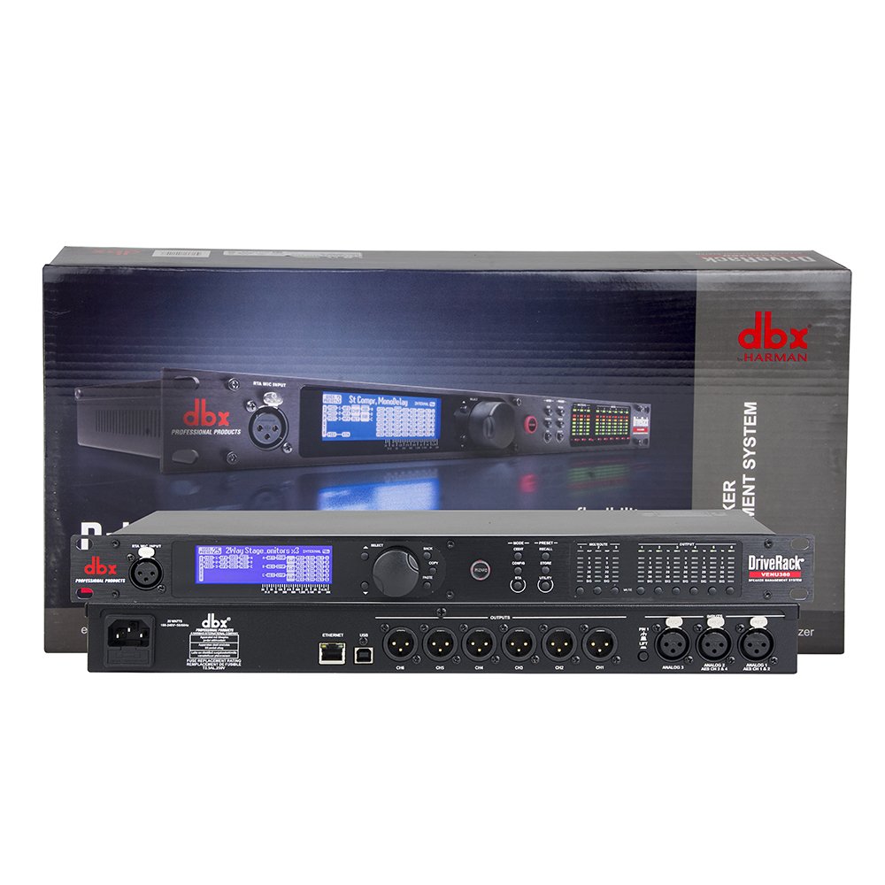 DriveRack 360 VENU digital professional stereo stage equalizer audio processor for professional stage sound equipment