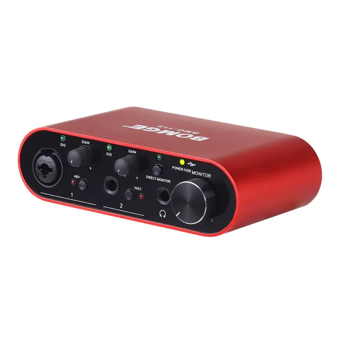 BMG-11S Live Stream Audio Mixer With Recording Interface Used For Karaoke Songs