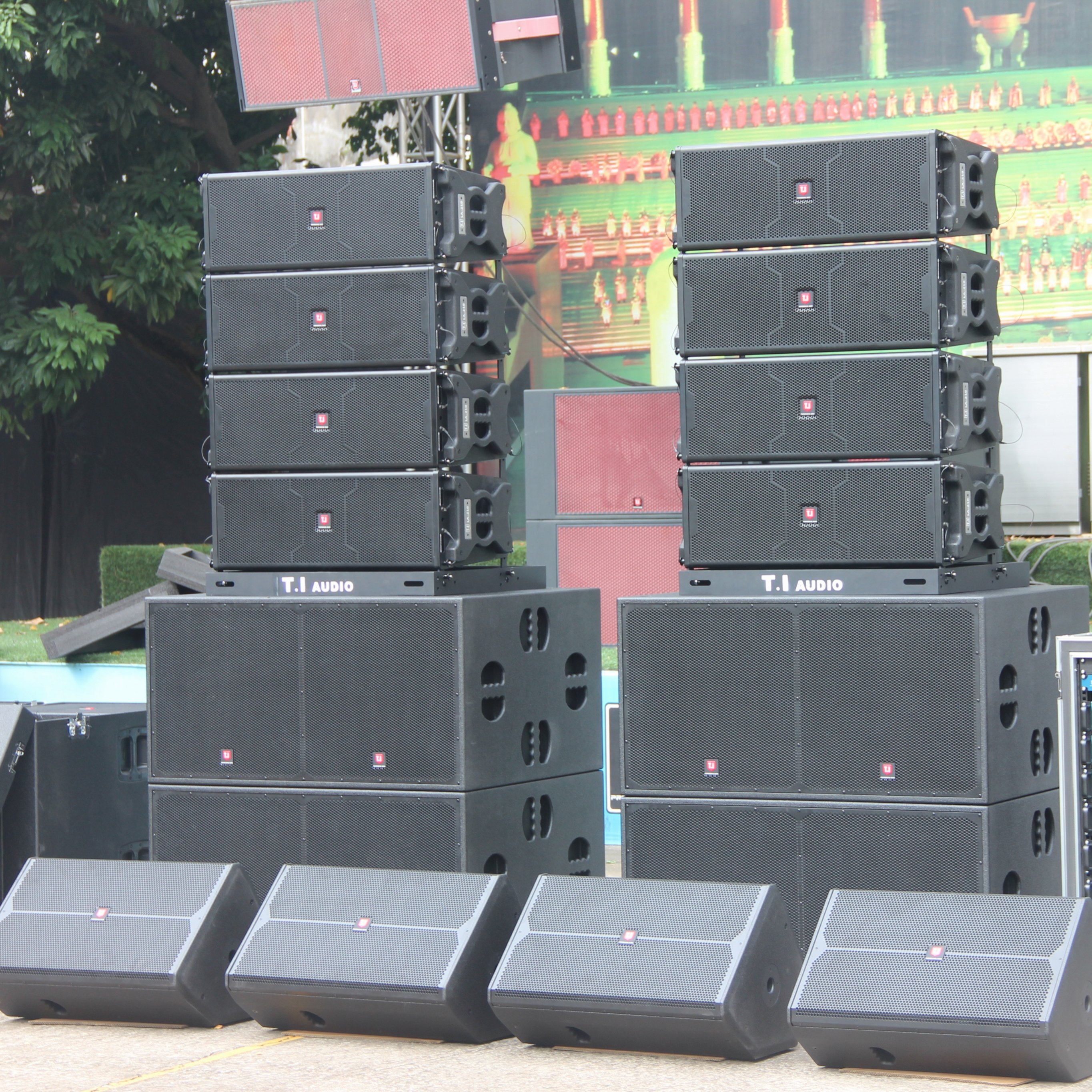 LA-210 Line array double 10 event sound system professional audio pa system Pro Line Array Speaker