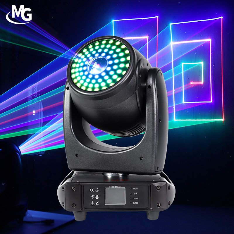 2024 NEW Animation Laser Lights 3W Moving Head Full Color DMX Laser Light for Disco Bar DJ Stage Wedding