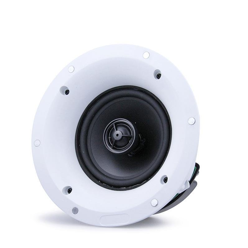 In Ceiling Speaker versterker auto Smart Fm Radio 8 Inch Clock Wall Studio Wall Mount 2 Channel In Wall Cone Party Flat Speakers