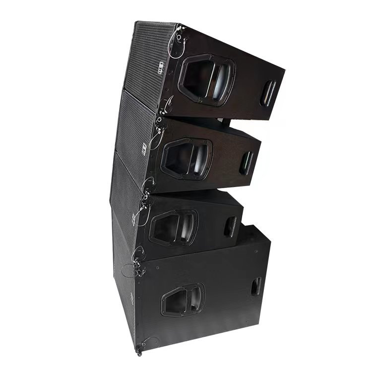 live events sound system professional audio equipment dual 10 inch loudspeaker line array dj wooden sound box