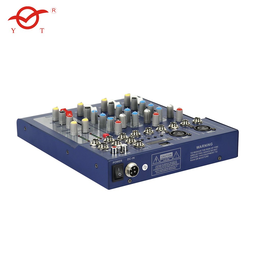 Hot-selling professional 6 channel audio sound mixer console sound system