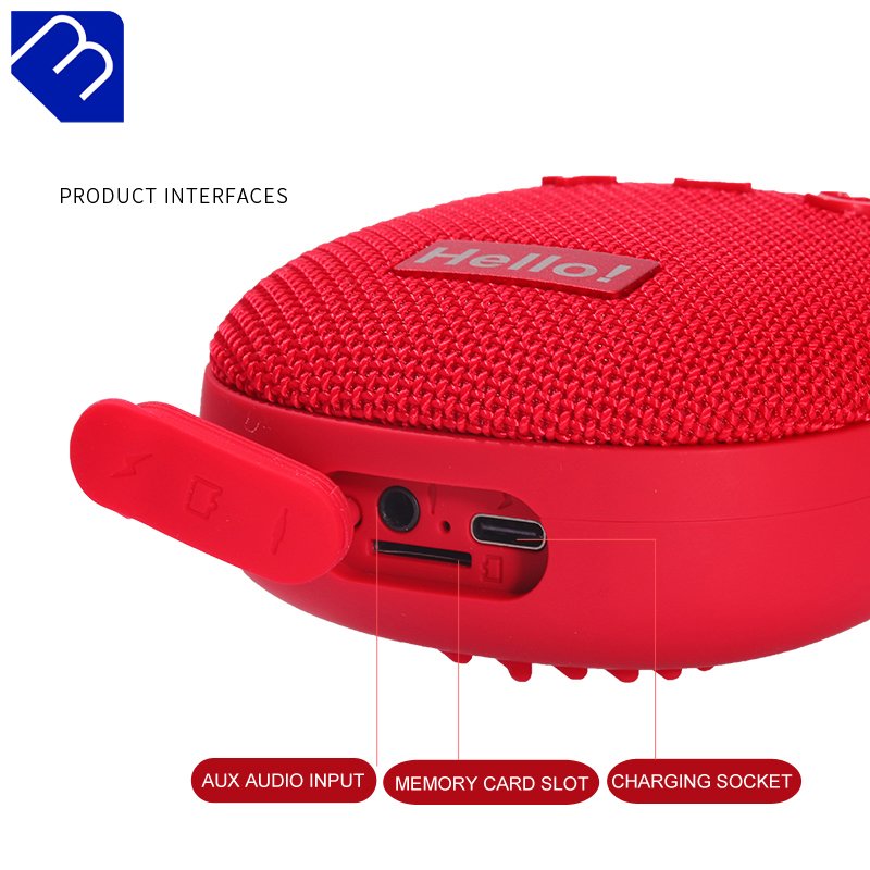 2024 Hot Selling Motorcycle Speakers Sound Anything Tf Card Waterproof Tws Wireless Bluetooth Speaker Outdoor