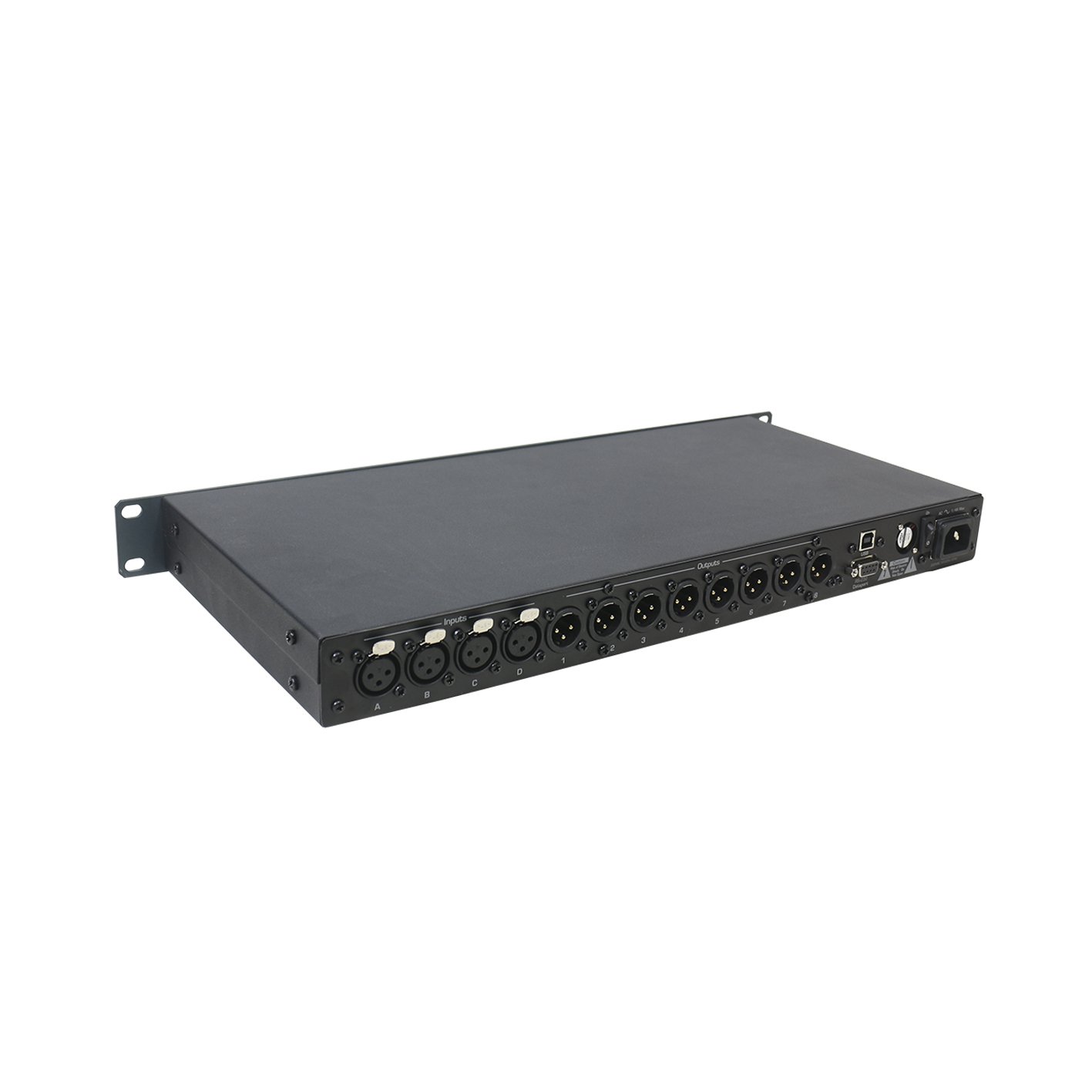 T Digital Audio Processor DSP Karaoke Professional 4 Input 8 Output Processor for Professional Stage Sound Equipment