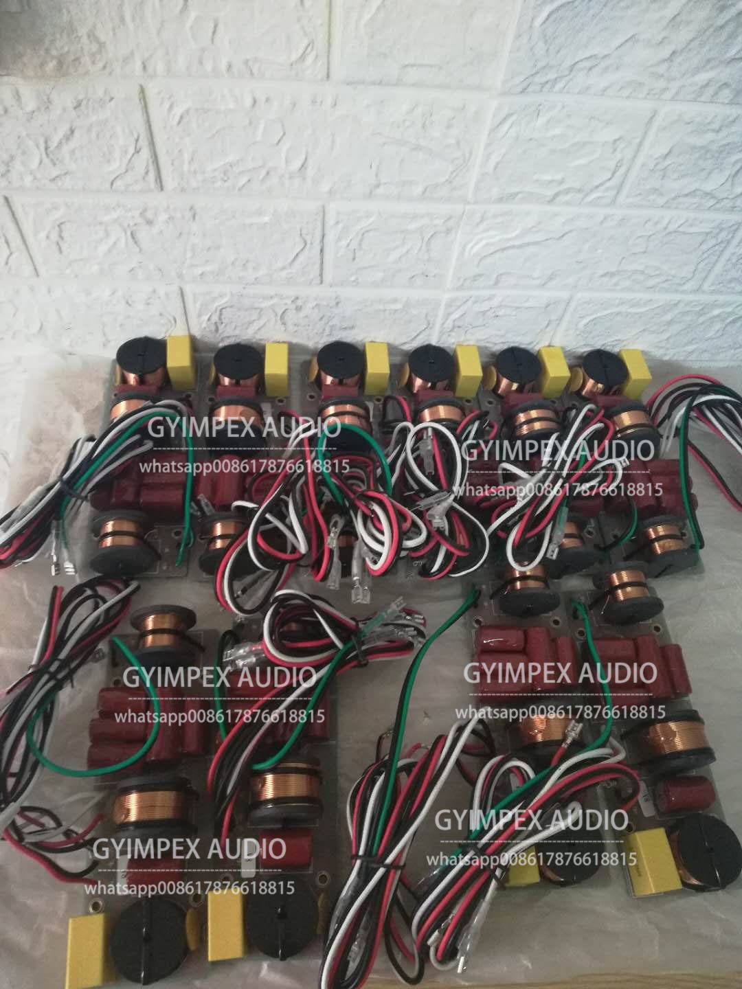 Three way passive crossover for dual 10 inch line array V8-8 passive crossover network speaker filter frequency divider