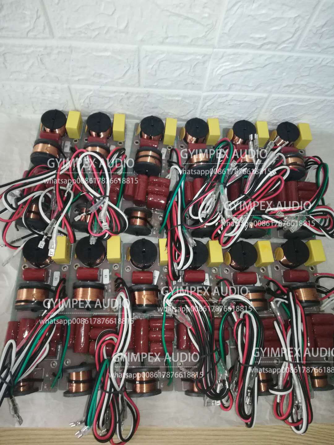 Three way passive crossover for dual 10 inch line array V8-8 passive crossover network speaker filter frequency divider