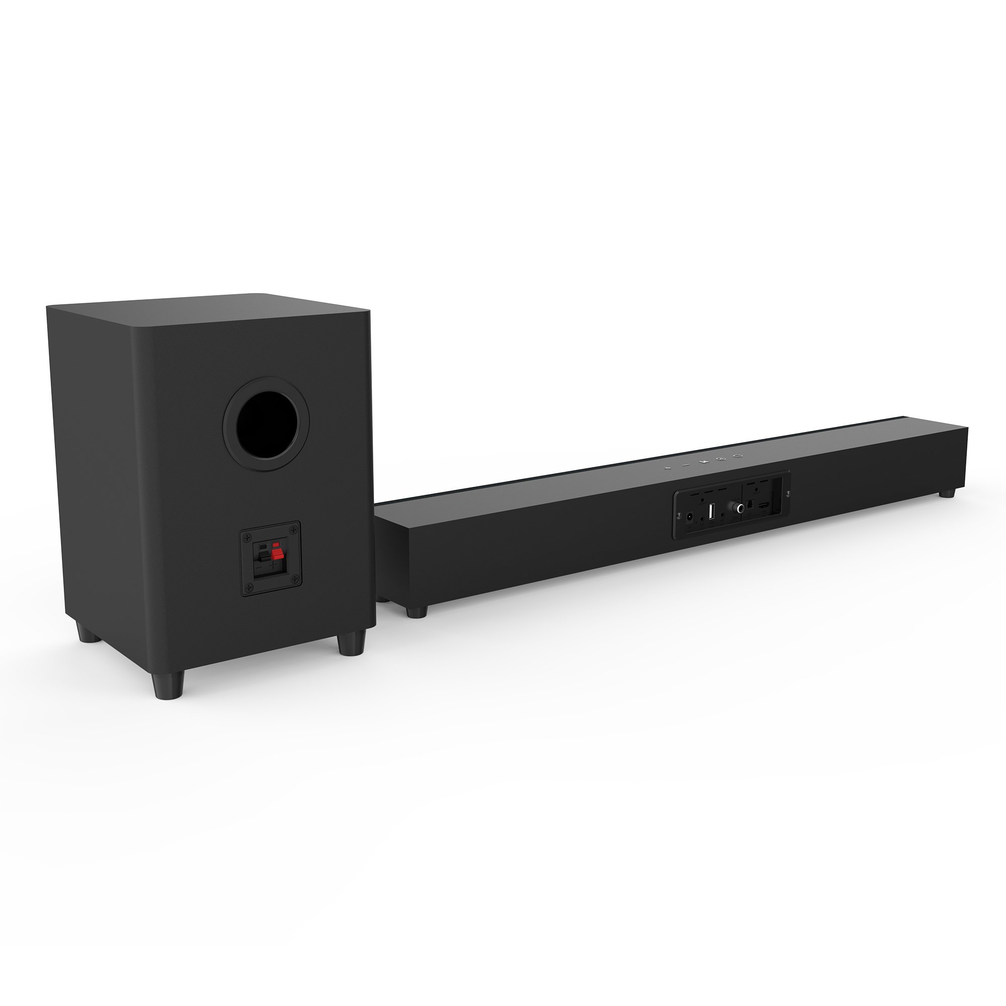 Bluetooth indoor high-quality home theater style speaker equipped with subwoofer and remote control, supporting mic connection