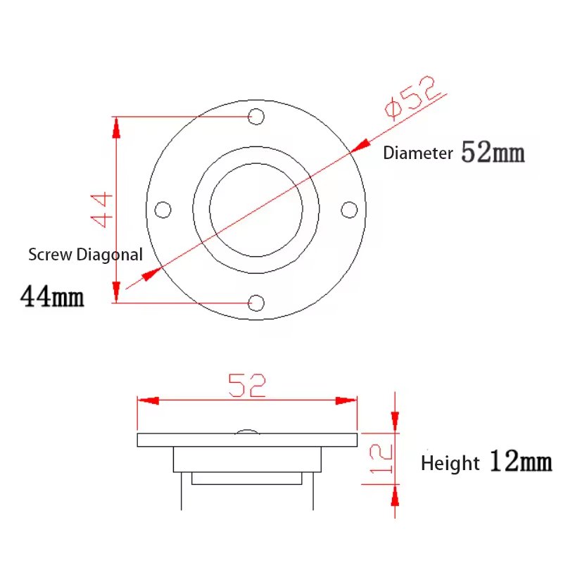 KYYSLB 10W 2 Inch Super Tweeter Speaker Driver Unit Home Audio HIFI Silk Dome Tweeters Sound Equipment/Amplifiers/Speakers