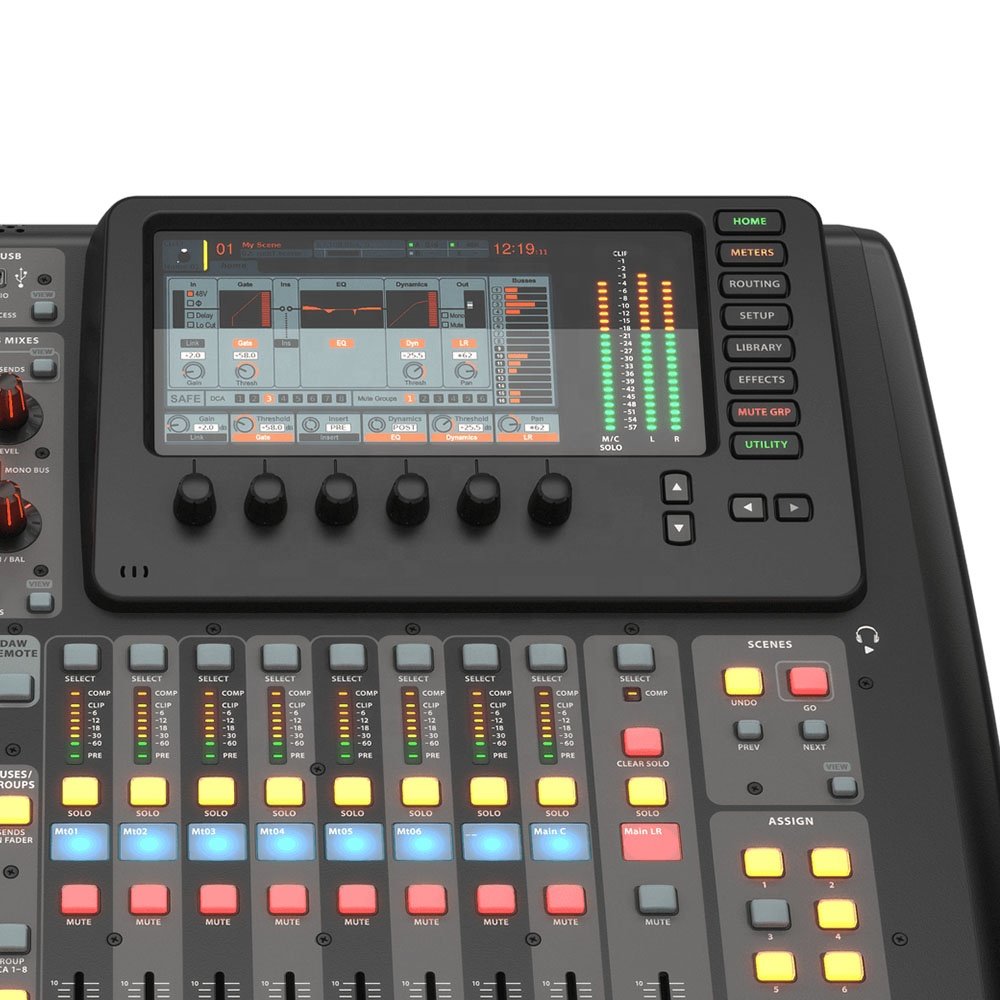 Behringer X32 Compact Digital Mixer 16 Line Inputs Pa System Line Array Speakers Digital Mixer Stage