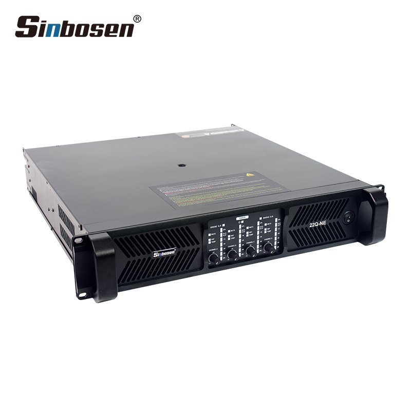 Sinbosen 22q 2000w class td power amplifier 4-channel