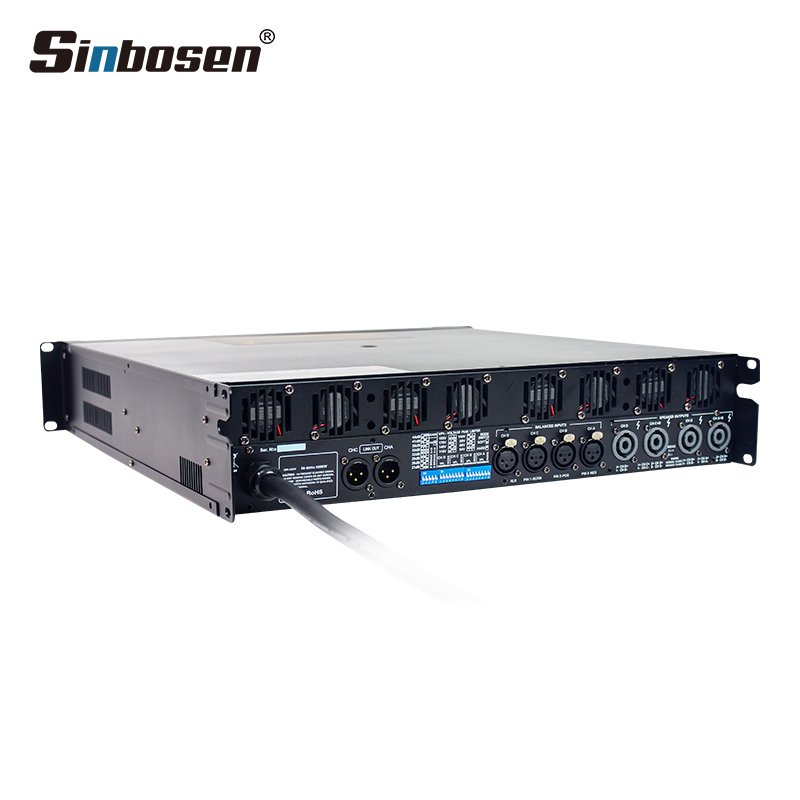 Sinbosen 22q 2000w class td power amplifier 4-channel