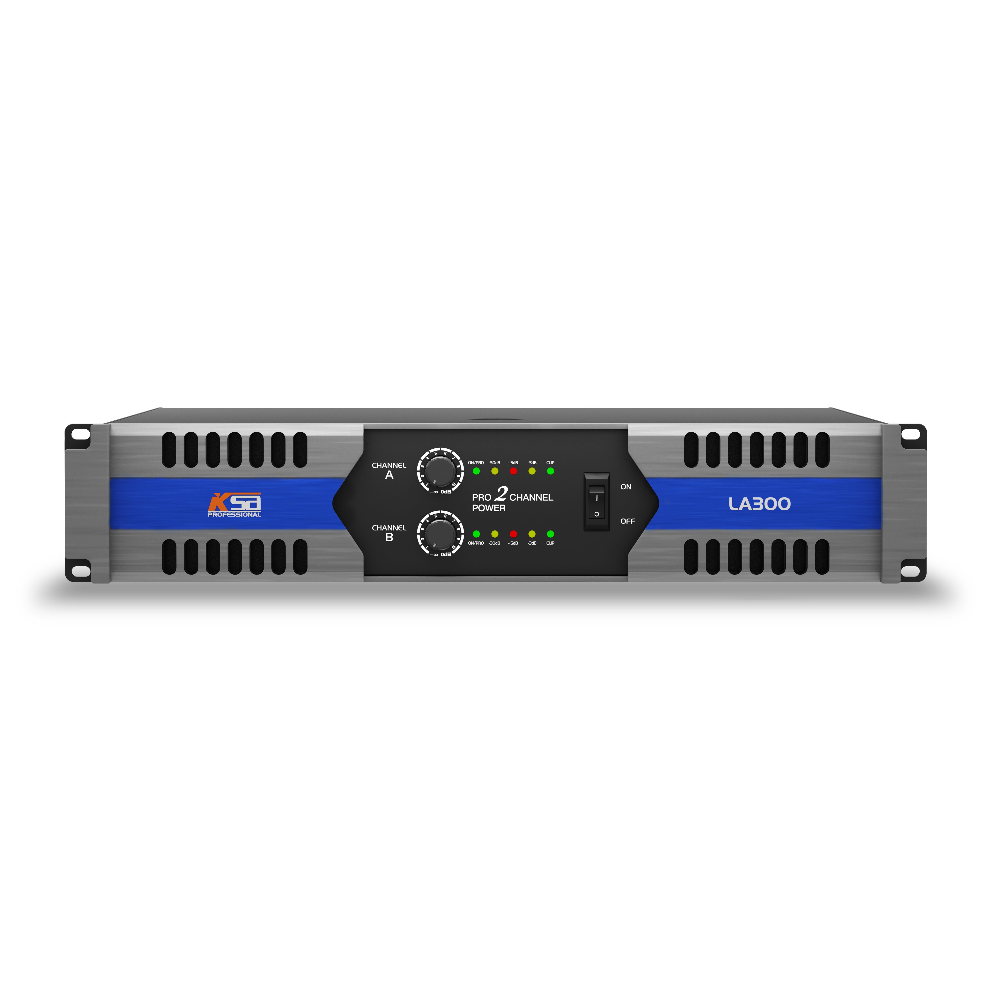 KSA Audio LA 300 Watt Dual Channels Sound Equipment Amplifiers America