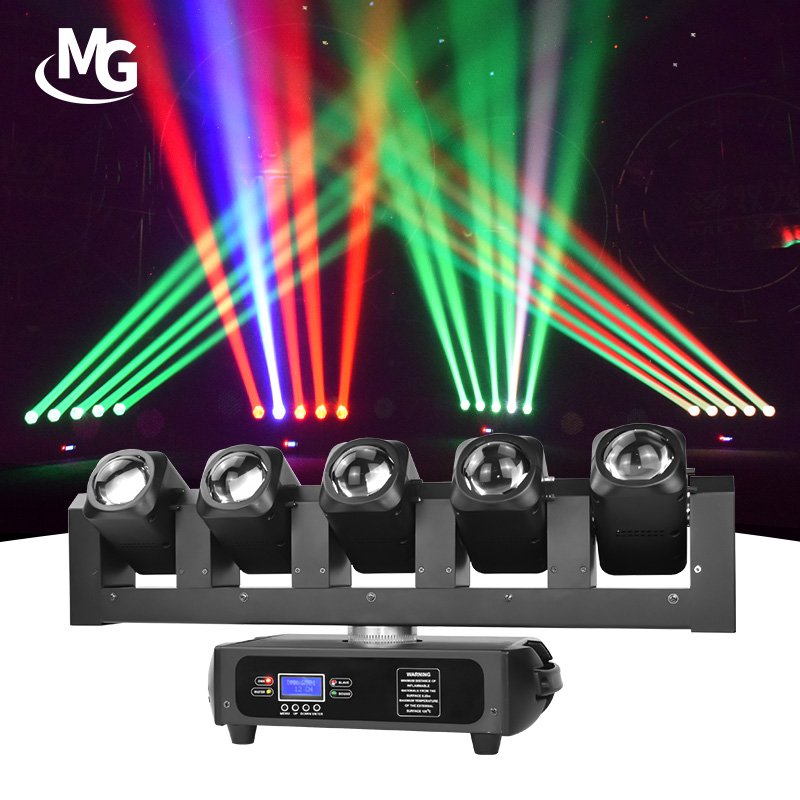 Professional 5*40W RGBW 4in1 LED Beam Moving Head Lighting Bar 5pcs 40W Beam Wash Beam Moving Head Light