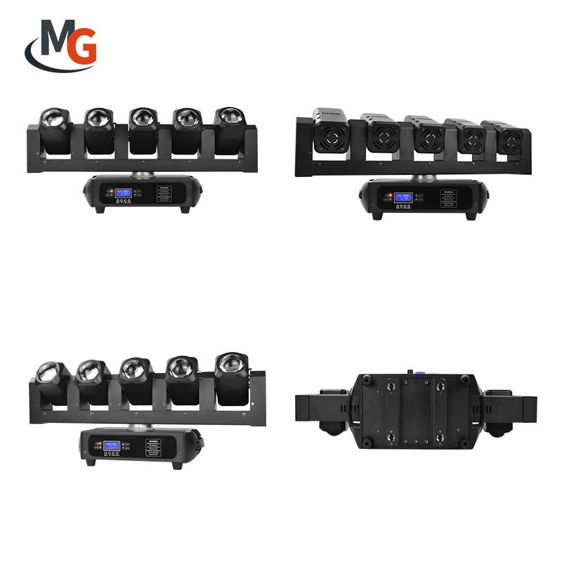 Professional 5*40W RGBW 4in1 LED Beam Moving Head Lighting Bar 5pcs 40W Beam Wash Beam Moving Head Light