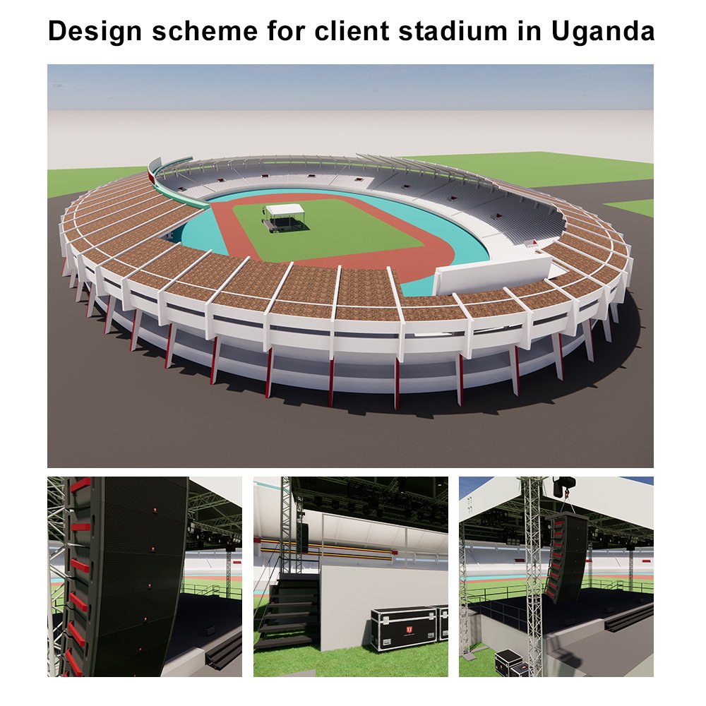T.I OEM Specialized Stage Equipment Custom Audio, LED Display, Stage Setup