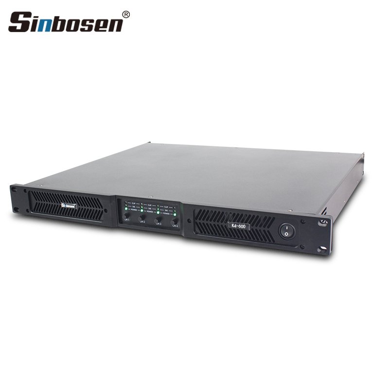 K4-600 digital amplifier class d 4 channel powerful power professional audio sound amplifier